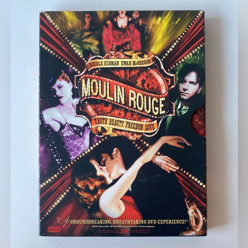 2001 Moulin Rouge DVD Starring Nicole Kidman 2 Disc Set Great Condition